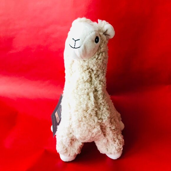 NANDOG PET GEAR My BFF Cherry The Alpaca Plush Dog toy with squeaker - Picture 3 of 5